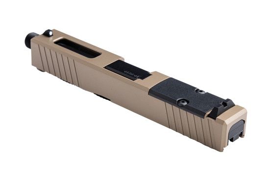 Flat Dark Earth optic ready complete GLOCK slide.